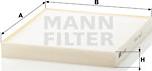 Mann-Filter CU 2227 - Фільтр, повітря у внутрішній простір autocars.com.ua