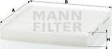 Mann-Filter CU 2245 - Фильтр воздуха в салоне avtokuzovplus.com.ua