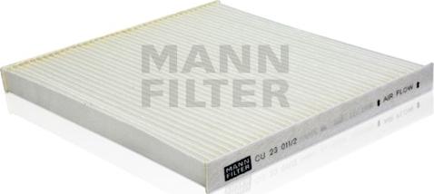 Mann-Filter CU 23 011/2 - Фильтр воздуха в салоне autodnr.net