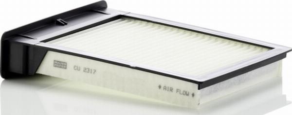 Mann-Filter CU 2317 - Фільтр, повітря у внутрішній простір autocars.com.ua