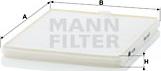 Mann-Filter CU 2326 - Фільтр, повітря у внутрішній простір autocars.com.ua