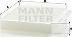 Mann-Filter CU 2338 - Фільтр, повітря у внутрішній простір autocars.com.ua