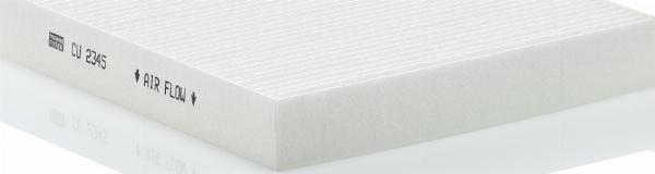 Mann-Filter CU 2345 - Фільтр, повітря у внутрішній простір autocars.com.ua