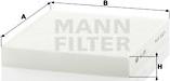 Mann-Filter CU 2351 - Фільтр, повітря у внутрішній простір autocars.com.ua