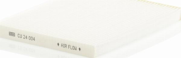 Mann-Filter CU 24 004 - Фільтр, повітря у внутрішній простір autocars.com.ua