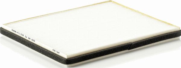 Mann-Filter CU 24 005 - Фільтр, повітря у внутрішній простір autocars.com.ua
