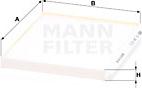 Mann-Filter CU 24 013 - Фильтр воздуха в салоне autodnr.net