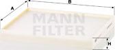 Mann-Filter CU 24 017 - Фільтр, повітря у внутрішній простір autocars.com.ua