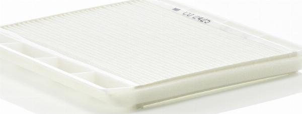 Mann-Filter CU 2425 - Фільтр, повітря у внутрішній простір autocars.com.ua