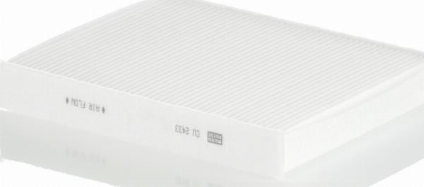 Mann-Filter CU 2433 - Фільтр, повітря у внутрішній простір autocars.com.ua