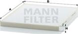 Mann-Filter CU 2434 - Фільтр, повітря у внутрішній простір autocars.com.ua