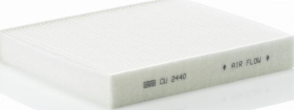 Mann-Filter CU 2440 - Фільтр, повітря у внутрішній простір autocars.com.ua