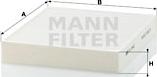 Mann-Filter CU 2442 - Фильтр воздуха в салоне autodnr.net
