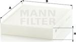 Mann-Filter CU 25 001 - Фильтр воздуха в салоне autodnr.net