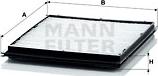 Mann-Filter CU 2516 - Фільтр, повітря у внутрішній простір autocars.com.ua