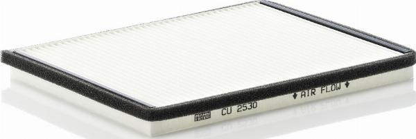 Mann-Filter CU 2530 - Фільтр, повітря у внутрішній простір autocars.com.ua