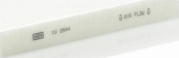 Mann-Filter CU 2544 - Фільтр, повітря у внутрішній простір autocars.com.ua