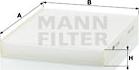 Mann-Filter CU 26 001 - Фильтр воздуха в салоне autodnr.net