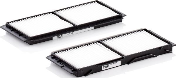 Mann-Filter CU 26 008-2 - Фільтр, повітря у внутрішній простір autocars.com.ua