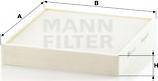 Mann-Filter CU 26 010 - Фильтр воздуха в салоне autodnr.net