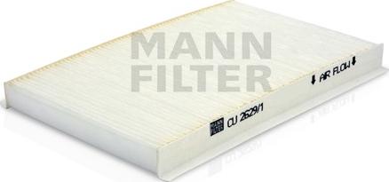 Mann-Filter CU 2629/1 - Фільтр, повітря у внутрішній простір autocars.com.ua