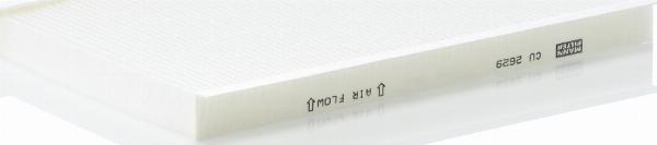 Mann-Filter CU 2629 - Фільтр, повітря у внутрішній простір autocars.com.ua