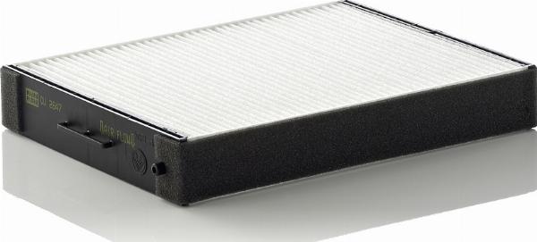 Mann-Filter CU 2647 - Фільтр, повітря у внутрішній простір autocars.com.ua