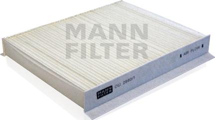Mann-Filter CU 2680/1 - Фільтр, повітря у внутрішній простір autocars.com.ua