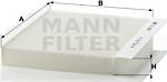 Mann-Filter CU 2680 - Фiльтр салону autocars.com.ua