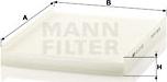 Mann-Filter CU 27 007 - Фильтр воздуха в салоне autodnr.net