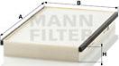 Mann-Filter CU 2746 - Фільтр, повітря у внутрішній простір autocars.com.ua