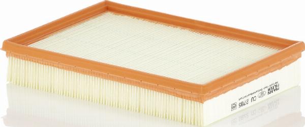 Mann-Filter CU 2785 - Фільтр, повітря у внутрішній простір autocars.com.ua