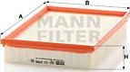 Mann-Filter CU 2785 - Фильтр воздуха в салоне avtokuzovplus.com.ua