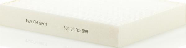 Mann-Filter CU 28 009 - Фільтр, повітря у внутрішній простір autocars.com.ua