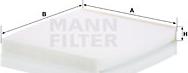 Mann-Filter CU 29 010 - Фильтр воздуха в салоне autodnr.net