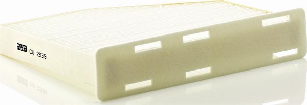 Mann-Filter CU 2939 - Фільтр, повітря у внутрішній простір autocars.com.ua