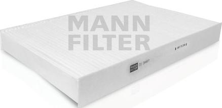 Mann-Filter CU 2940/1 - Фільтр, повітря у внутрішній простір autocars.com.ua
