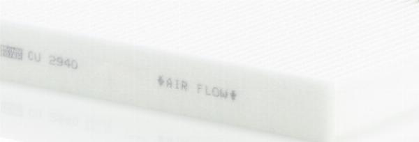 Mann-Filter CU 2940 - Фільтр, повітря у внутрішній простір autocars.com.ua