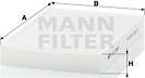 Mann-Filter CU 2945 - Фільтр, повітря у внутрішній простір autocars.com.ua