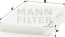 Mann-Filter CU 2956 - Фильтр воздуха в салоне autodnr.net