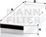 Mann-Filter CU 3023-2 - Фильтр салона 2 шт. autodnr.net