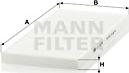 Mann-Filter CU 3138 - Фильтр воздуха в салоне autodnr.net