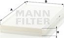 Mann-Filter CU 3139 - Фільтр, повітря у внутрішній простір autocars.com.ua