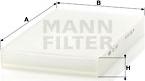 Mann-Filter CU 3192 - Фільтр, повітря у внутрішній простір autocars.com.ua
