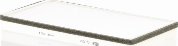 Mann-Filter CU 3340 - Фільтр, повітря у внутрішній простір autocars.com.ua