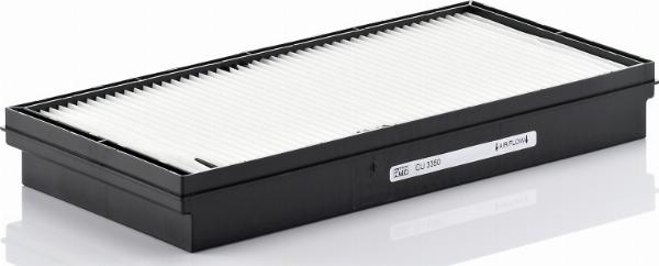 Mann-Filter CU 3350 - Фільтр, повітря у внутрішній простір autocars.com.ua