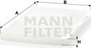 Mann-Filter CU 3455 - Фільтр, повітря у внутрішній простір autocars.com.ua