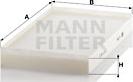 Mann-Filter CU 3540 - Фільтр, повітря у внутрішній простір autocars.com.ua