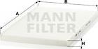 Mann-Filter CU 3562 - Фільтр, повітря у внутрішній простір autocars.com.ua