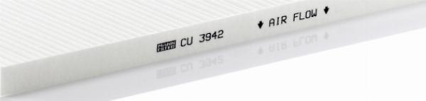 Mann-Filter CU 3942 - Фільтр, повітря у внутрішній простір autocars.com.ua